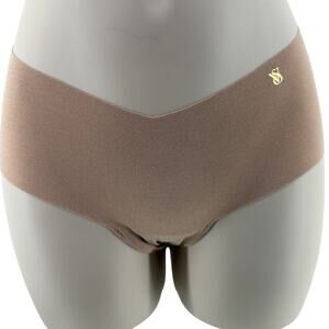 Victoria's Secret SexyIllusion Lasar Cut Hiphugger Panty Beige Women Small